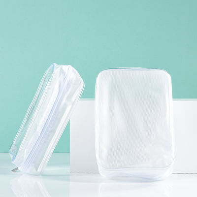 Transparente Plastikreißverschluss-Kosmetiktasche