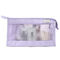 Umweltfreundlicher fördernder Reißverschluss-transparentes Polyester Mesh Cosmetic Bag