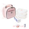 Tragbare runde rosa einfrierbare Mittagessen-Taschen für Frauen