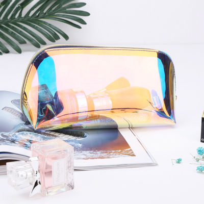 Kundenspezifische Logo Waterproof Travel Holographic Makeup-Luxustasche