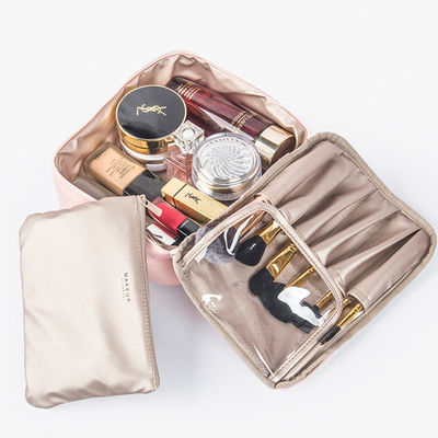 Mehrfunktionaler faltbarer Make-upbürsten-Organisator Bag